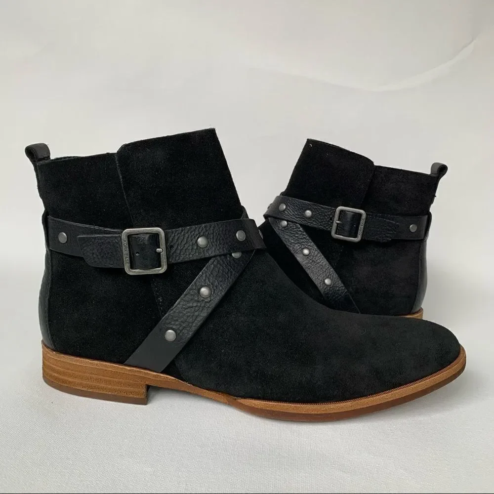 KORK-EASE Black Suede Booties! - Picture 4 of 9